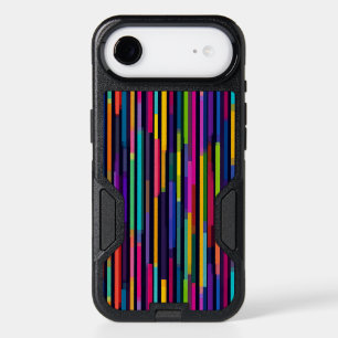 Neon Vertical Stripe Pattern iPhone 17 Air Case