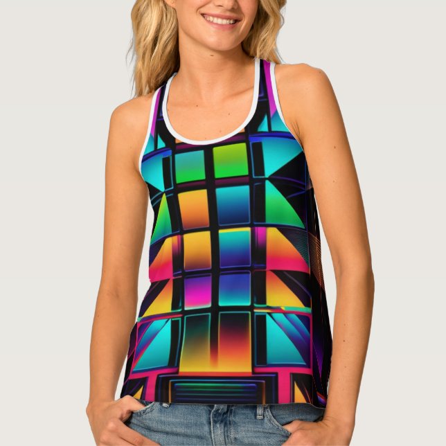 Neon Vibe Radiance 2 Tank Top (Front)