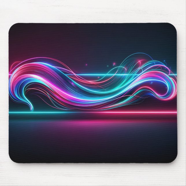Neon Vibrant Mouse Pad (Front)
