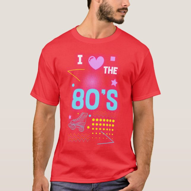 Neon Vintage Geek girl T-Shirt (Front)