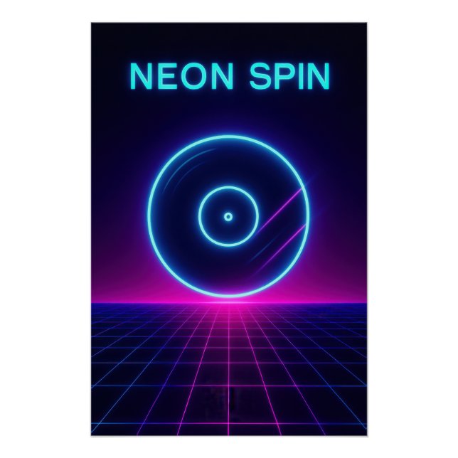 Neon vinyl - Poster (Front)