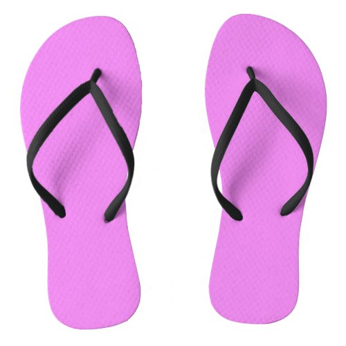 Neon Violet Custom Classic Flip Flops