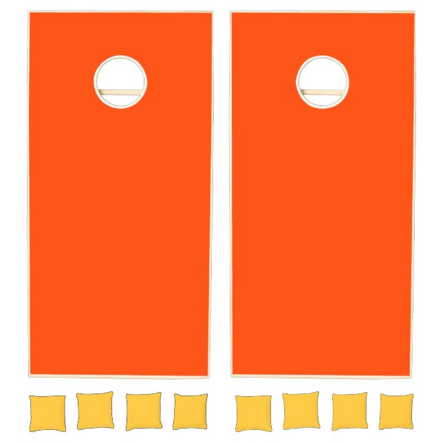 Neon, Vivid Orange Cornhole Set (Set)