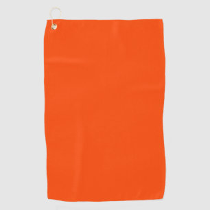 Neon, Vivid Orange Cornhole Set Golf Towel