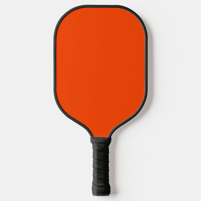 Neon, Vivid Orange Cornhole Set Pickleball Paddle (Front)