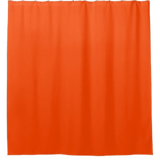 Neon, Vivid Orange Shower Curtain
