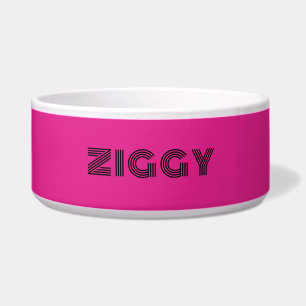 neon vivid pink  bowl