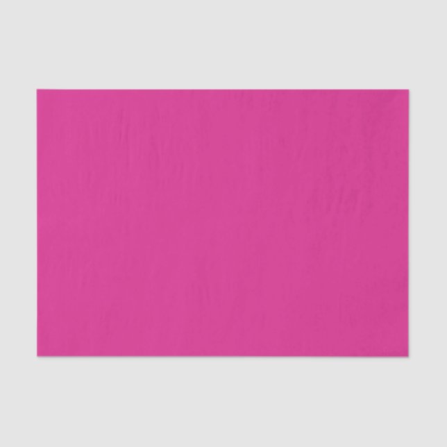 neon vivid pink | solid pink  tissue paper (Front)