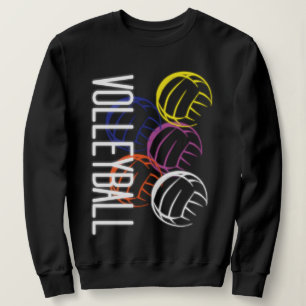 Neon Volleyballs Sweatshirt