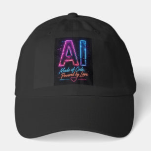 Neon Voltage - Men's Black Tech Hat