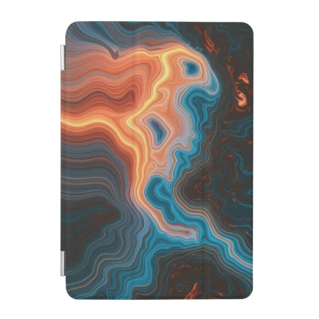 Neon Vortex Abstract  iPad Mini Cover (Front)
