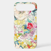 Neon Watercolor Flower iPhone Case (Back)