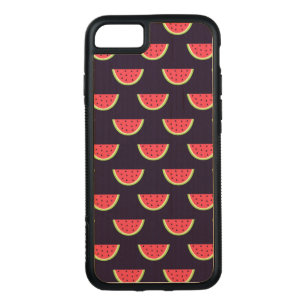 Neon Watermelon on Purple Pattern Carved iPhone 8/7 Case