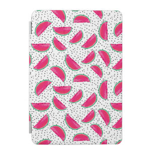 Neon Watermelon on Seeds Pattern iPad Mini Cover