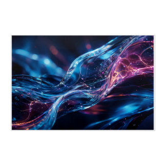 Neon Wave Art