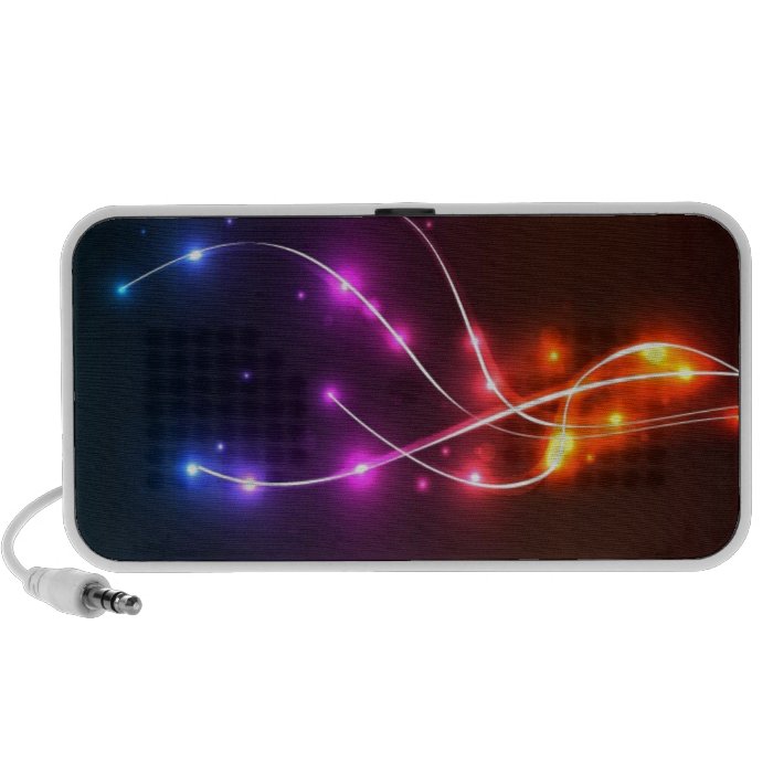 Neon Wave Vector Background NEON WAVE SWIRLS LIGHT iPhone Speakers