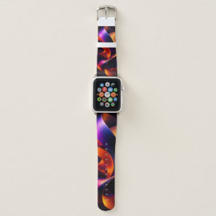 Neon Wave Watch Band