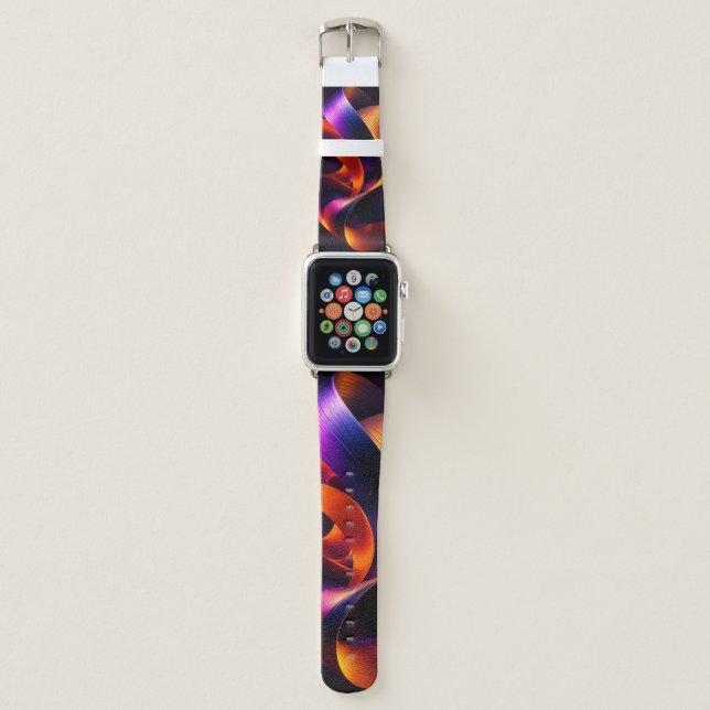 Neon Wave Watch Band (Front)