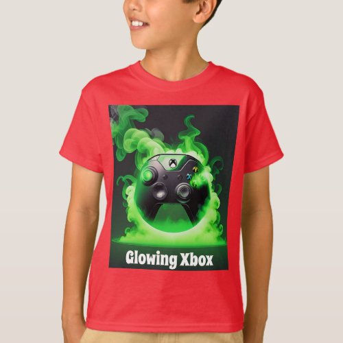 Neon Xbox Adventure Kids T_Shirt