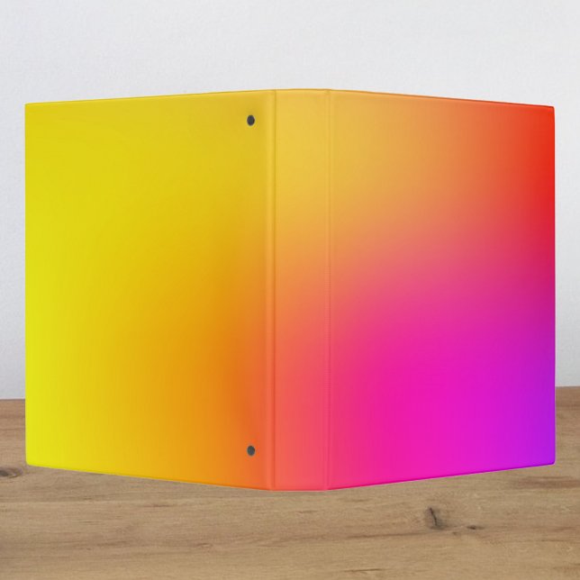 Neon Yellow and Pink 3 Ring Binder (Creator Uploaded)