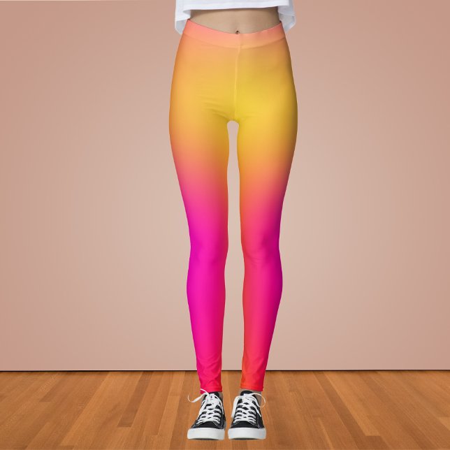 Neon Yellow and Pink Leggings (Creator Uploaded)