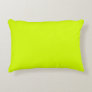 Neon Yellow, High Visibility Chartreuse Decorative Pillow