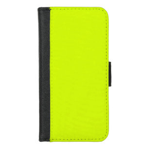 Neon Yellow, High Visibility Chartreuse iPhone 8/7 Wallet Case