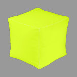 Neon Yellow, High Visibility Chartreuse Pouf