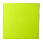 Neon Yellow, High Visibility Chartreuse Tile