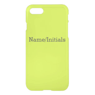 Neon Yellow, High Visibility Chartreuse iPhone SE/8/7 Case