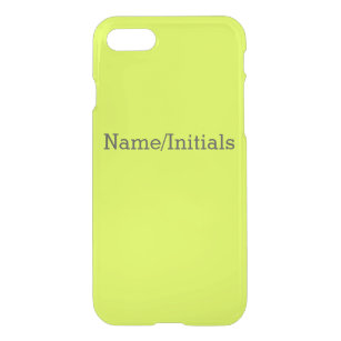 Neon Yellow, High Visibility Chartreuse iPhone SE/8/7 Case