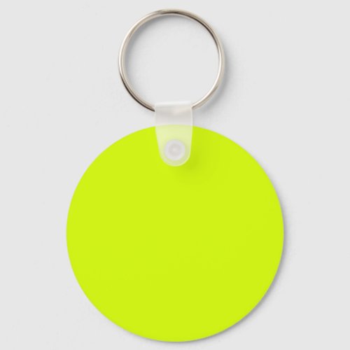 Neon Yellow High Visibility Keychain