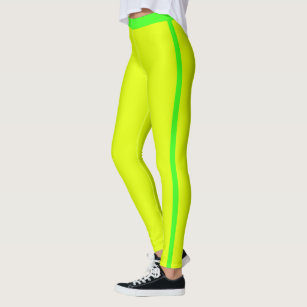 Women's Neon Yellow Leggings