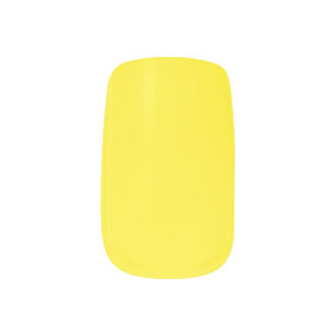 Neon Yellow Plain Neon Bright Colour Minx Nail Art