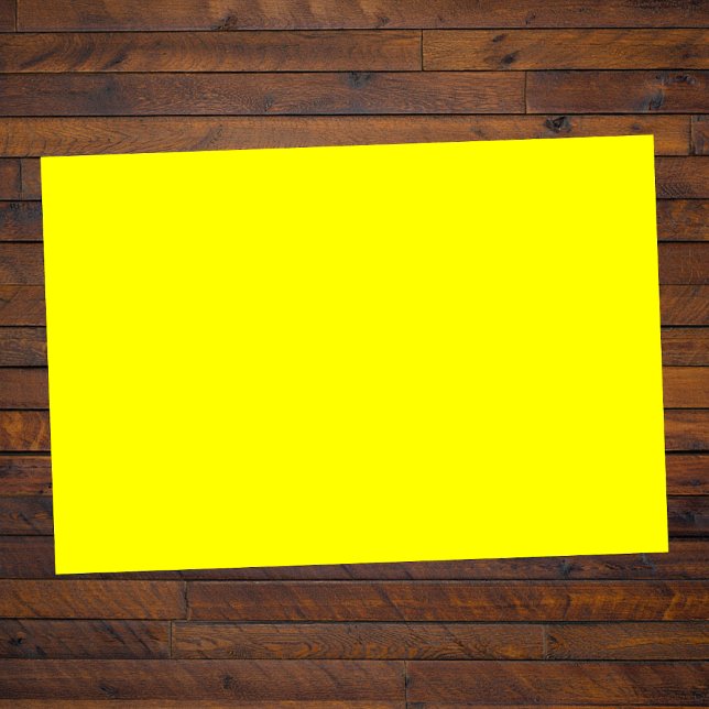 Neon Yellow Solid Color | Classic Doormat (Creator Uploaded)