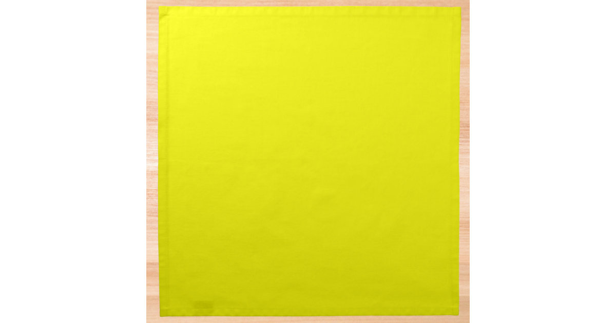Neon Yellow Napkin