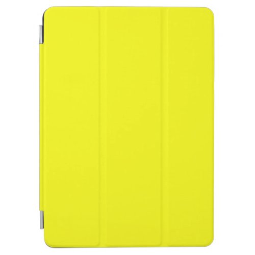 Neon Yellow Solid Color iPad Air Cover