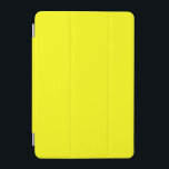 Neon Yellow Solid Color iPad Mini Cover<br><div class="desc">Neon Yellow Solid Color.
A bold and electrifying shade of bright yellow that instantly captures attention. This vivid hue evokes the radiant warmth of sunlight and the cheerful energy of a sunflower in full bloom. This striking yellow adds a fresh and dynamic flair.</div>