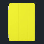 Neon Yellow Solid Color iPad Mini Cover<br><div class="desc">Neon Yellow Solid Color.
A bold and electrifying shade of bright yellow that instantly captures attention. This vivid hue evokes the radiant warmth of sunlight and the cheerful energy of a sunflower in full bloom. This striking yellow adds a fresh and dynamic flair.</div>
