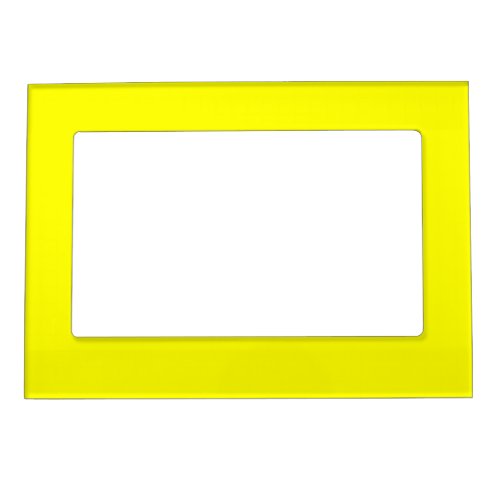 Neon Yellow Solid Color Magnetic Frame