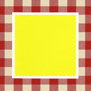 Neon Yellow Solid Color Napkins