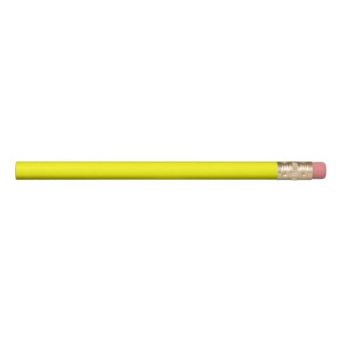 Neon Yellow Solid Color Pencil