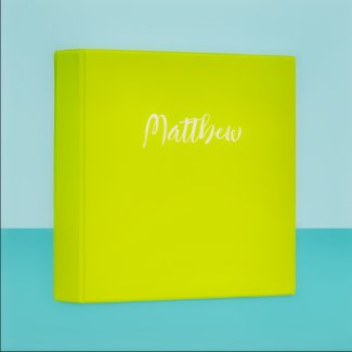  neon yellow solid color -personalized 