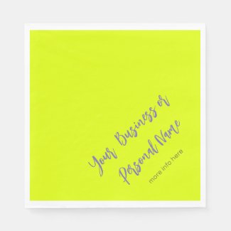 neon  yellow solid color -personalized