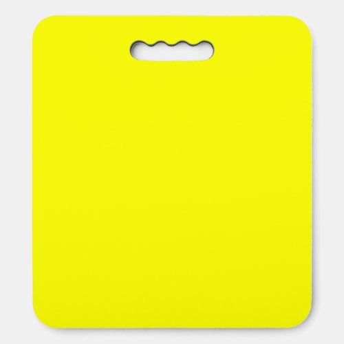 Neon Yellow Solid Color Seat Cushion