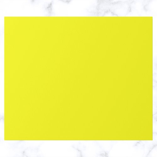 Neon Yellow Solid Color Wrapping Paper