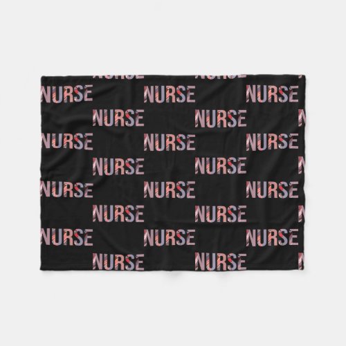 Neonatal ICU Nurse Nicu Nurse Newborn Baby Fleece Blanket