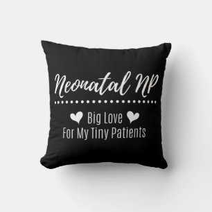 Neonatal NICU Nurse Practitioner Neonatal Nurse Pr Throw Pillow