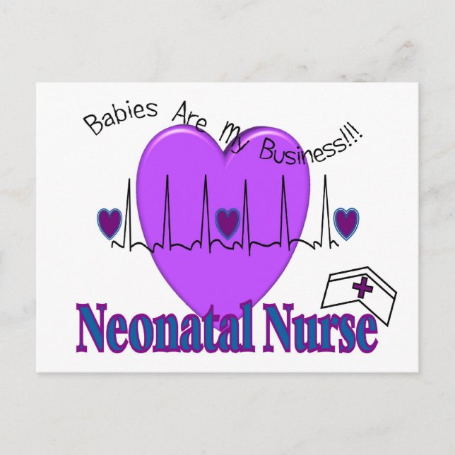 Neonatal Nurse Gift Ideas--Unique Designs Postcard (Front)