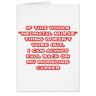 Neonatal Nurse Humor ... Modeling Career Cards